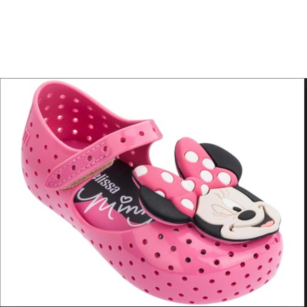 NEW MINI MELISSA kids furadinha + minni in rose red